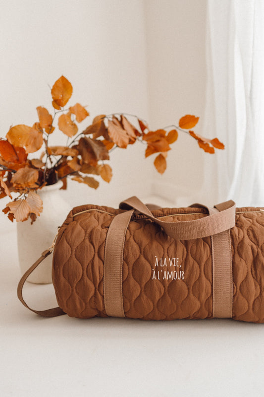 Sac polochon matelassé (3 couleurs)
