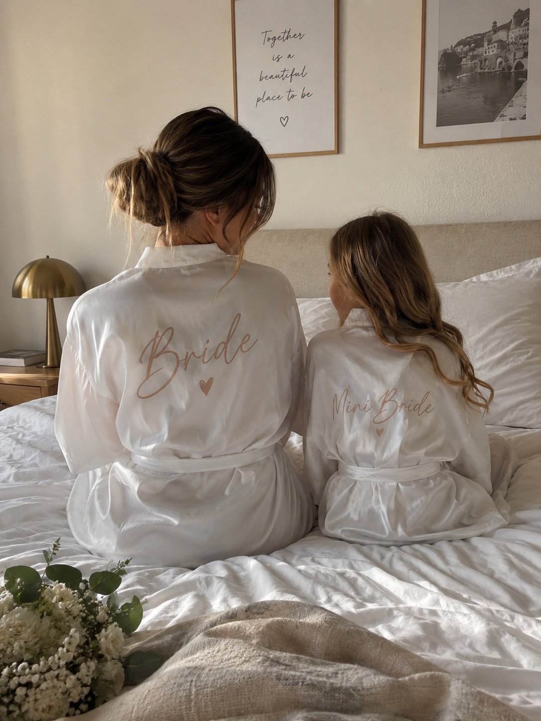 Peignoir satin - Enfant