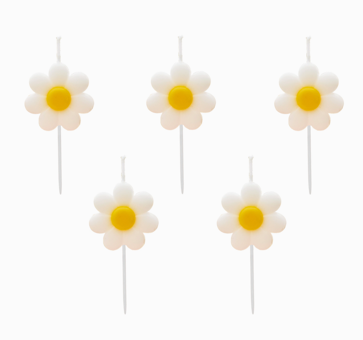 Bougie Marguerite - Lot de 5