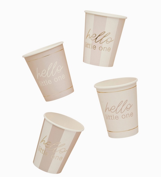 Gobelets neutres baby - Lot de 8