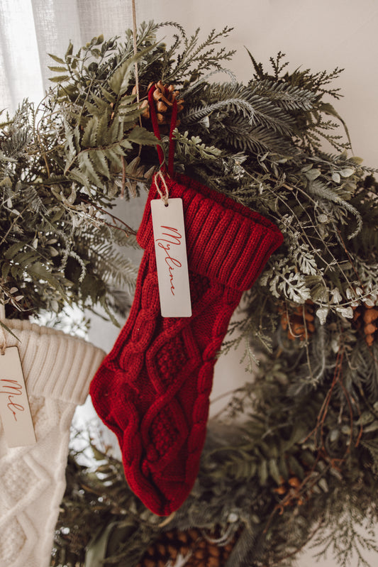 Chaussette de Noël - Laine