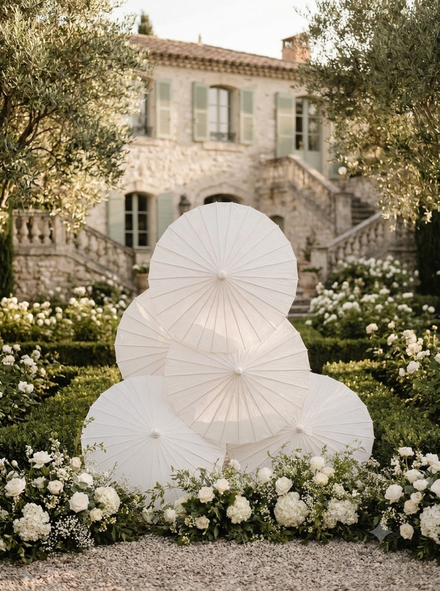 Ombrelle mariage - Gravure