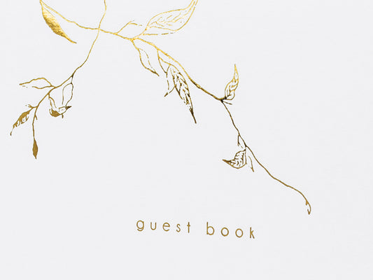 Livre d’or blanc – 20 × 24,5 cm – 22 feuilles