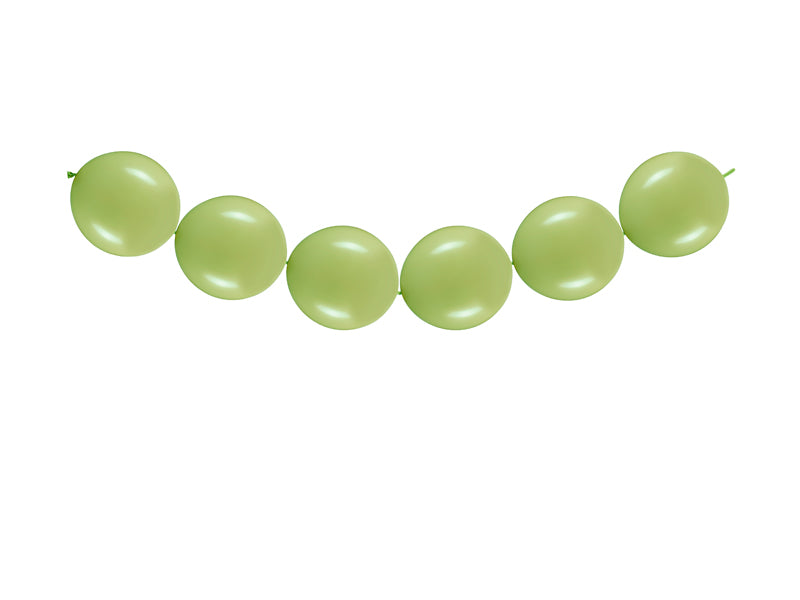 Ballons à relier vert olive 33 cm – Lot de 20