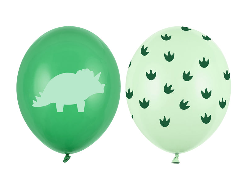 Ballons 30 cm, Dinosaure, multicolore – lot de 50