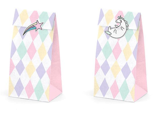 Sachet de friandises Licorne – lot de 6 pièces
