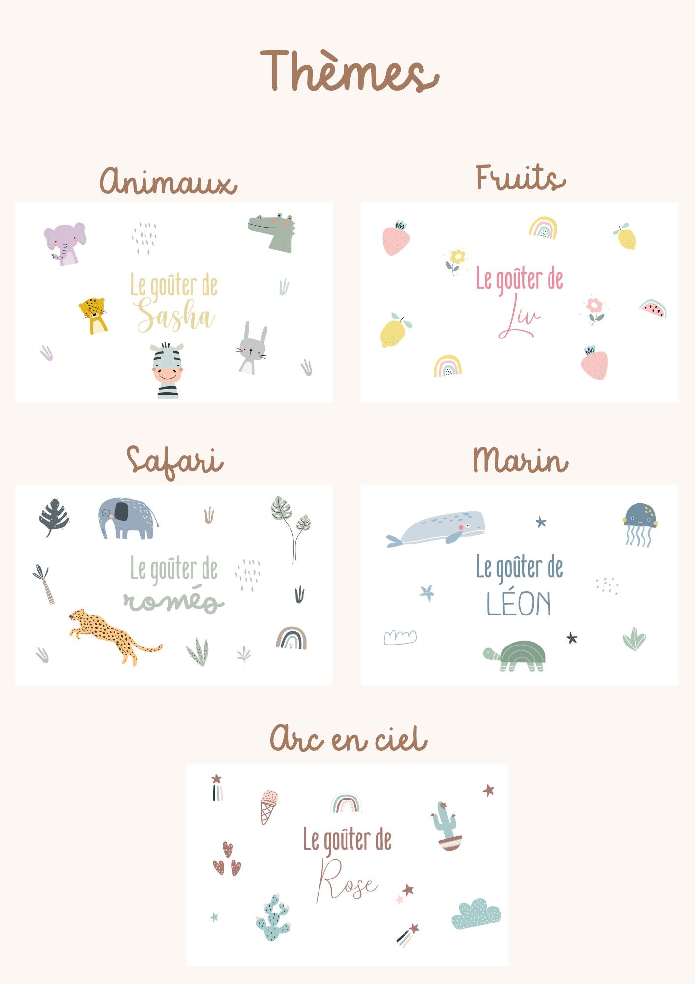 Boîte à gouter - Collection "C'est la rentrée"
