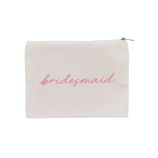 Pochette en coton pour demoiselle d'honneur