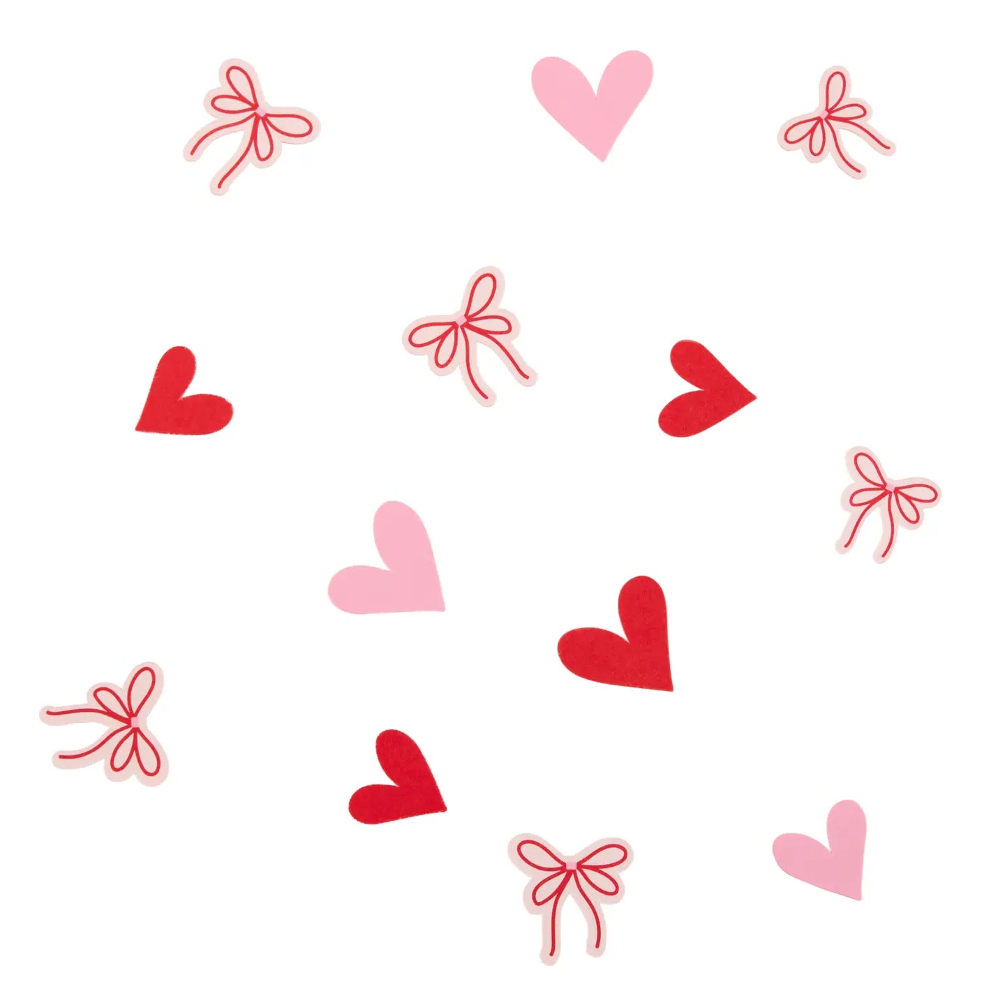 Confettis coeur et noeud - 14g