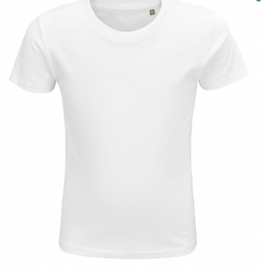 Tee shirt blanc enfant "Duo"