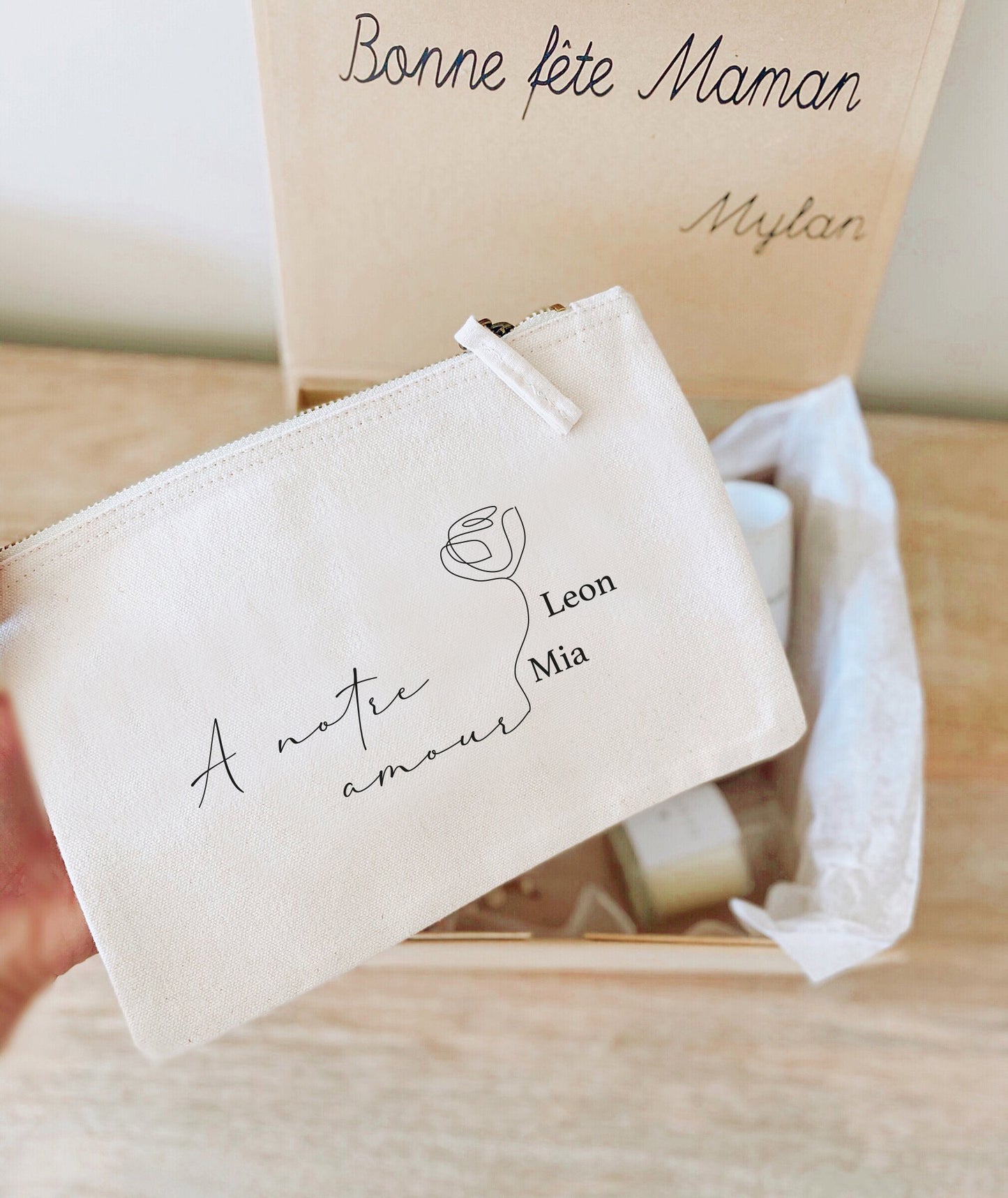 Pochette plate - Collection "A notre amour"