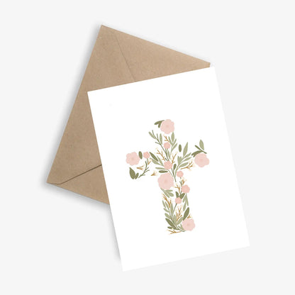 Carte à message - " Croix "