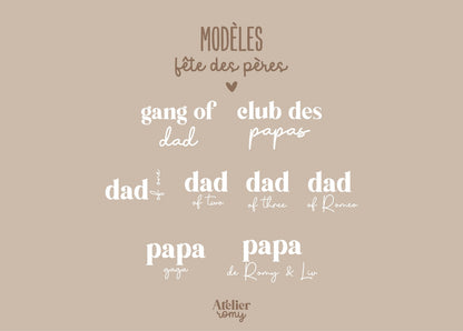 Bob délavée "Papa"