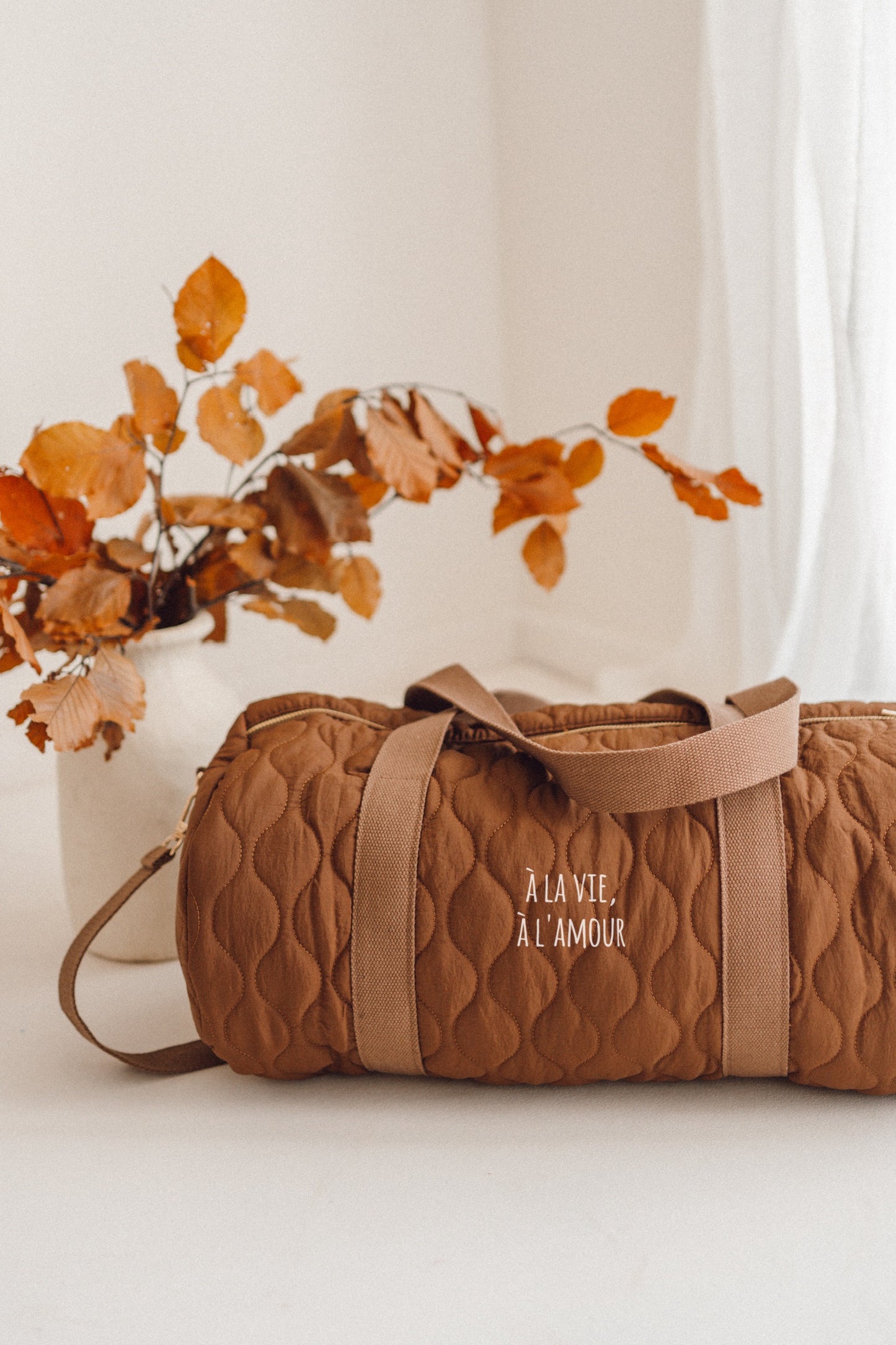 Sac polochon matelassé (3 couleurs)