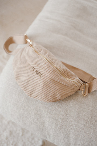 Sac banane velours côtelé