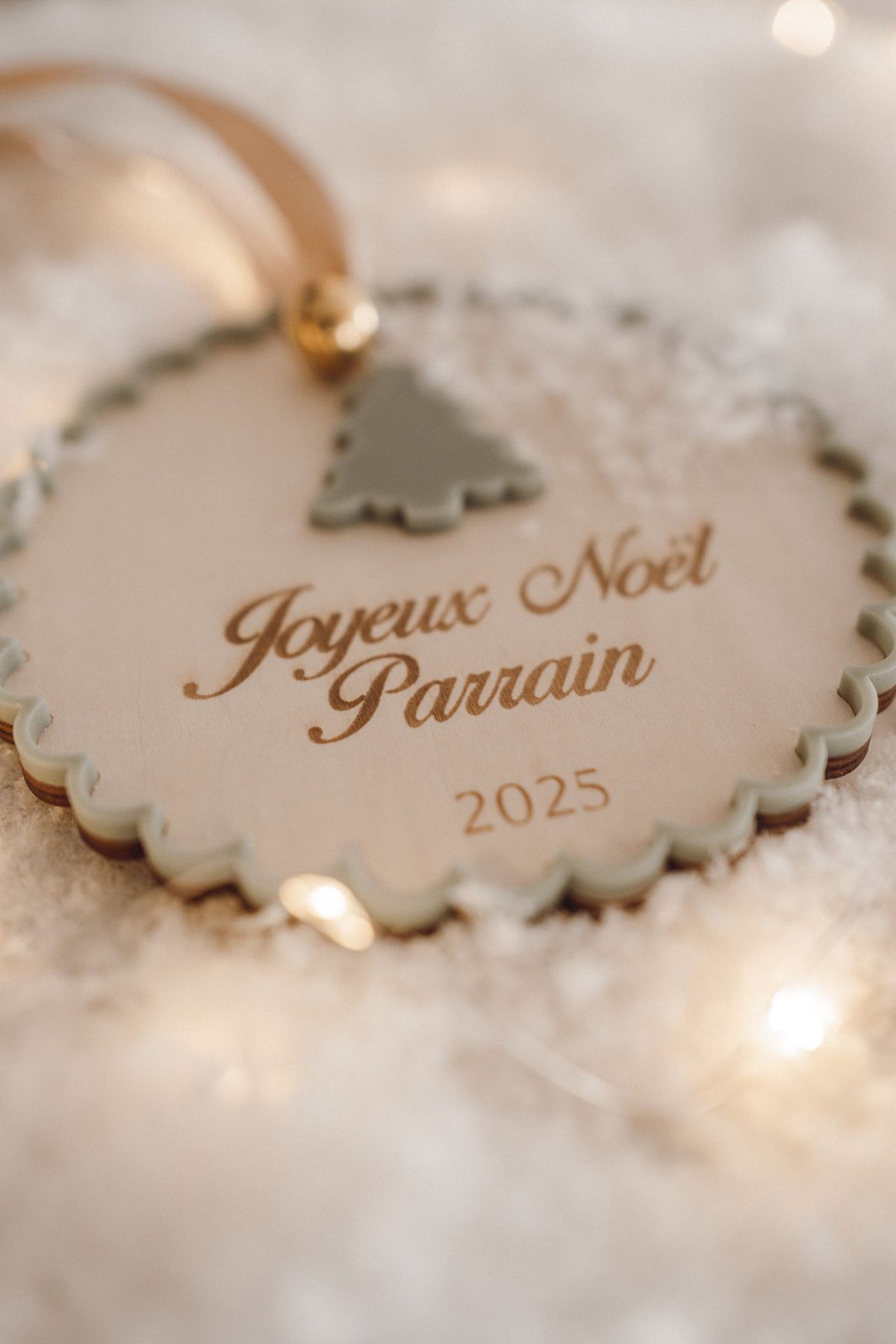 Boule de Noël - à motifs