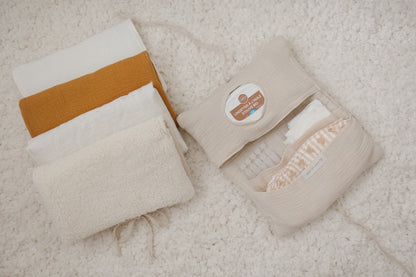 Range couches - Gaze de coton/lin/ moumoute