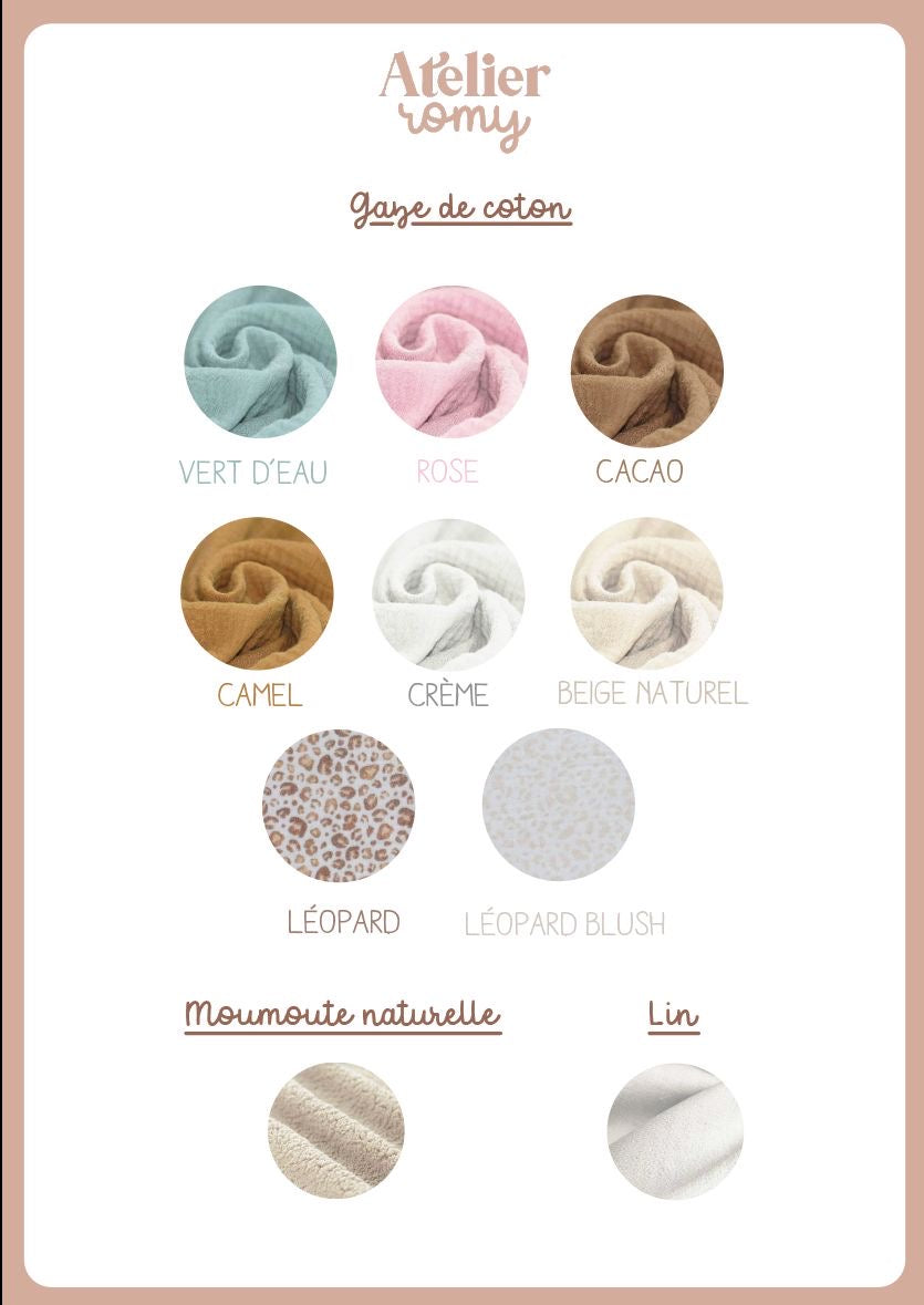 Poncho de bain en gaze