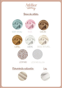 Poncho de bain en gaze