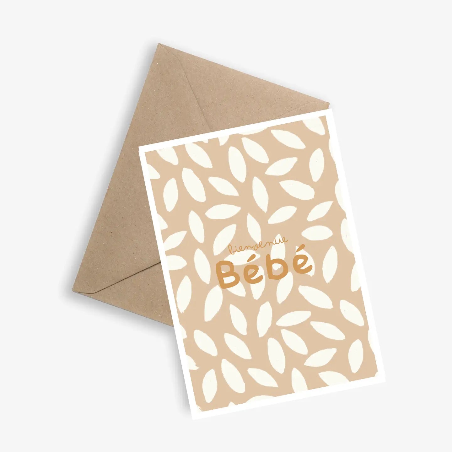 Carte à message - "Bienvenue Bébé"