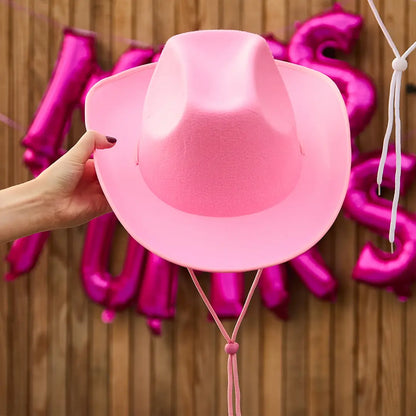 Chapeau de cowgirl rose