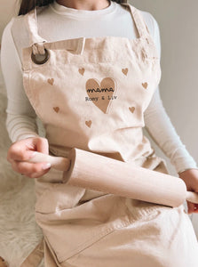 Tablier de cuisine beige "Collection Mama"