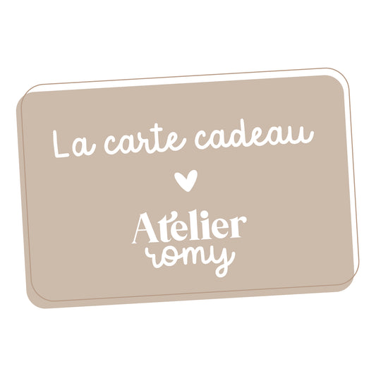 Carte Cadeau Atelier Romy
