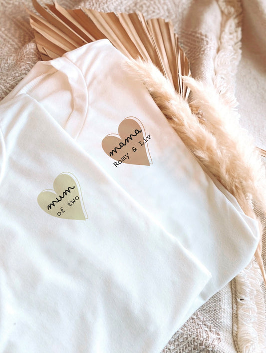 Tee shirt blanc "Collection Mama"