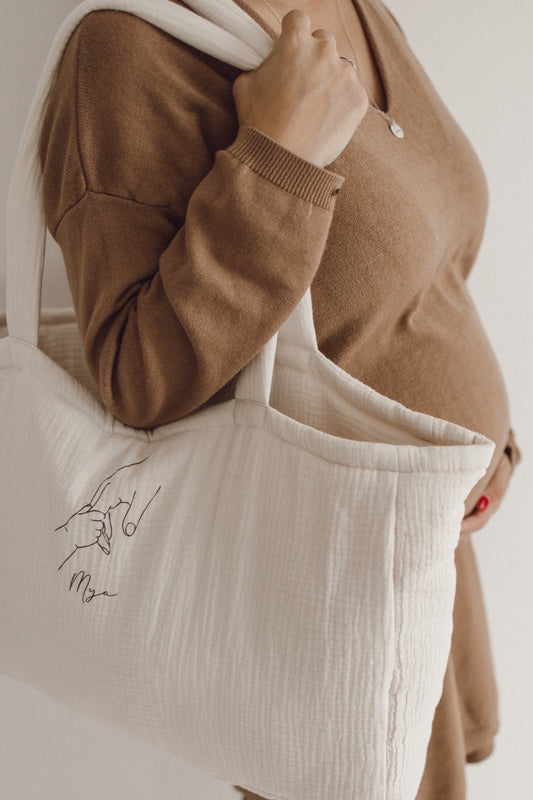 Sac cabas "Gaze de coton ou lin"