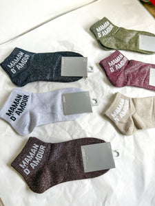 Chaussette "Maman d'amour"