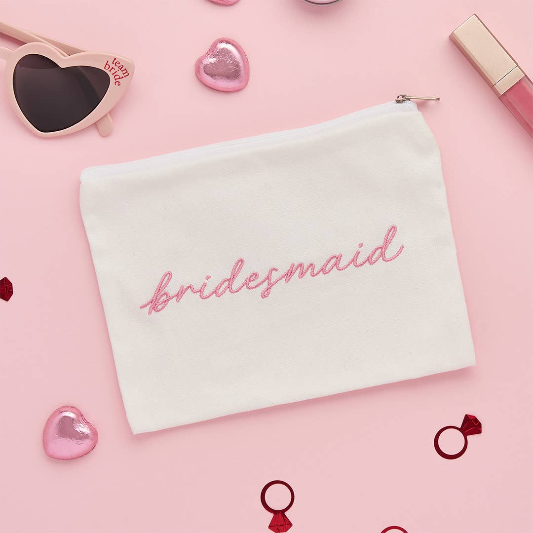 Pochette en coton pour demoiselle d'honneur