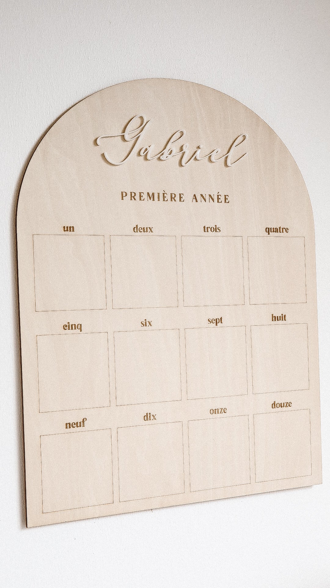 Panneau année "Anniversaire"