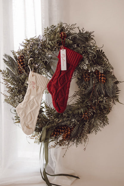 Chaussette de Noël - Laine