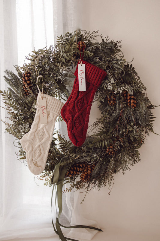 Chaussette de Noël - Laine