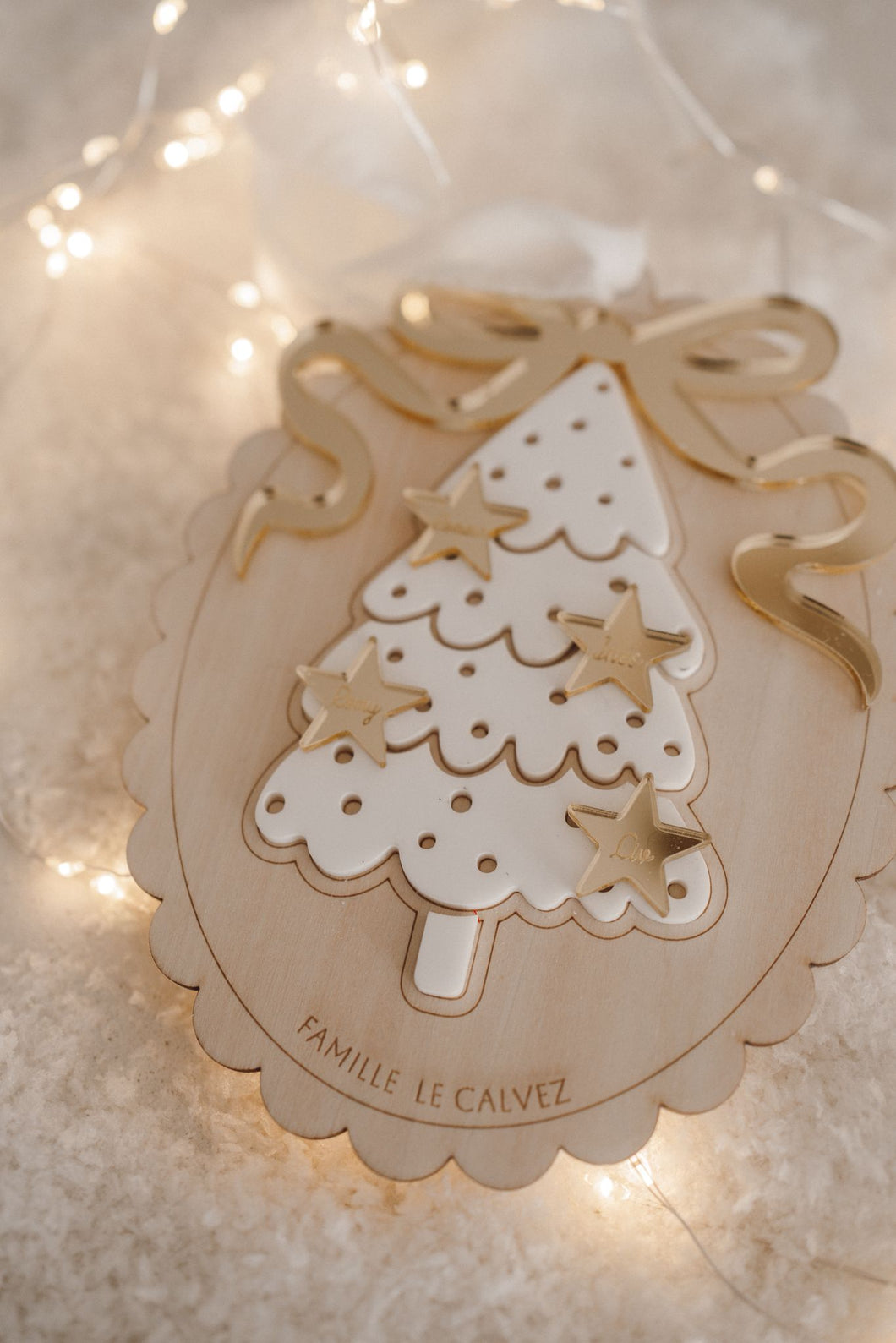 Suspension Sapin de Noël - Famille