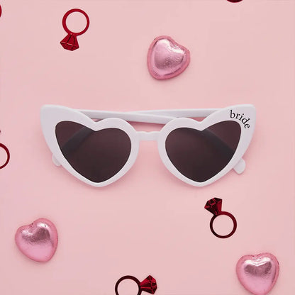 Lunettes cœur " bride "