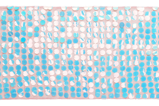 Chemin de table à paillettes – iridescent – 0 – 3x2 – 13m – Atelier Romy
