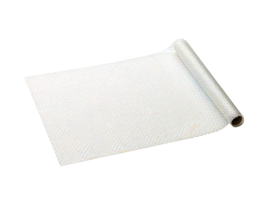 Chemin de table en tulle Écailles – blanc – 0 – 32 x 3 m – Atelier Romy