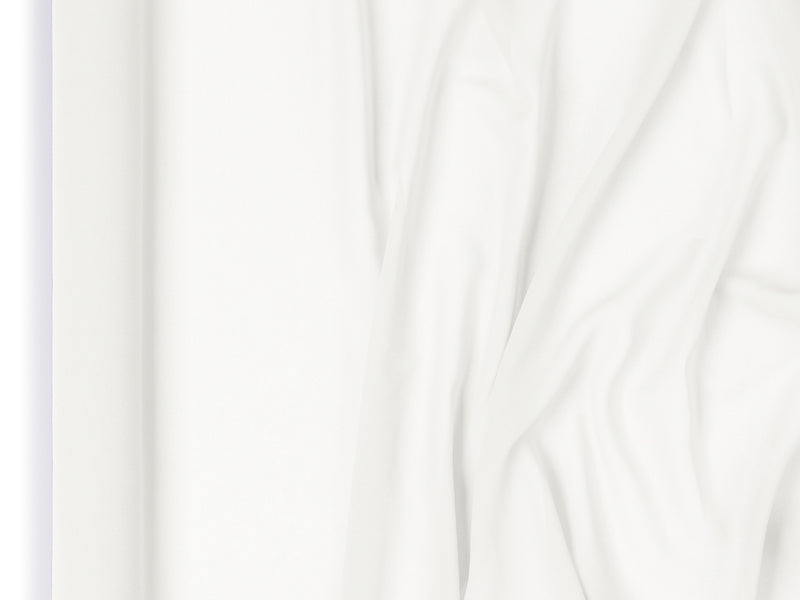 Chemin de table en chiffon, blanc cassé, 0,48 x 5 m