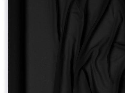 Chemin de table en chiffon, noir, 0,48 x 5 m