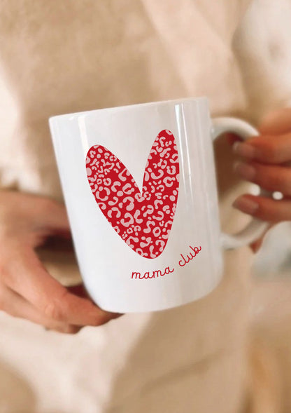 Mug "Coeur léopard"