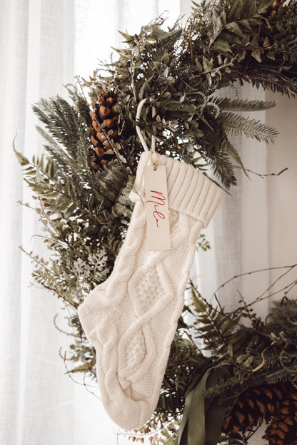 Chaussette de Noël - Laine