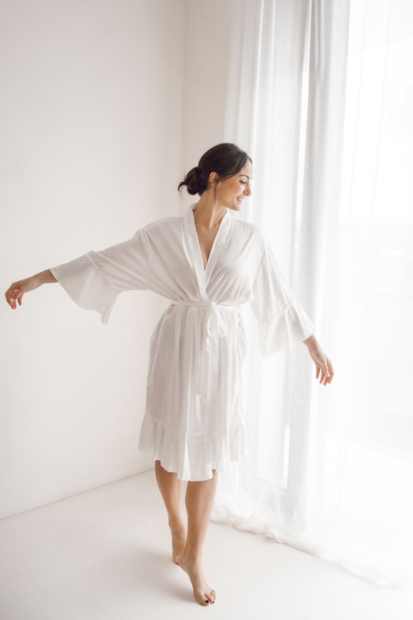 Kimono/ Peignoir à volants