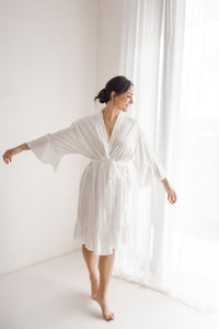 Kimono/ Peignoir à volants