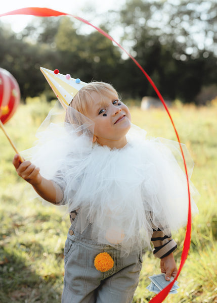 Chapeaux de fête à pompons – Lot de 6 – Circus Party