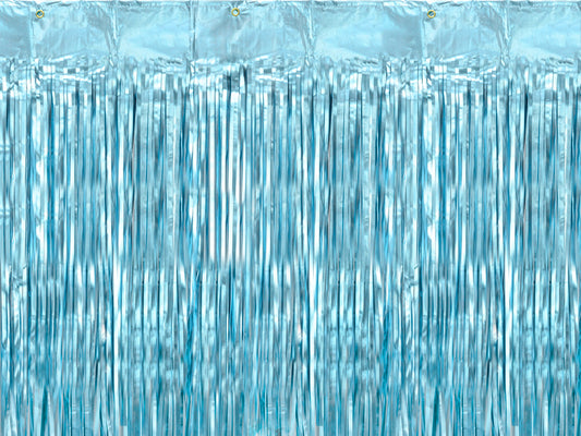 Rideau de fête – bleu – 90x250cm – Atelier Romy