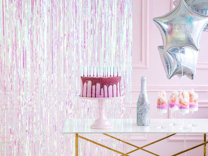 Rideau de fête – iridescent – 90 x 250cm – Atelier Romy