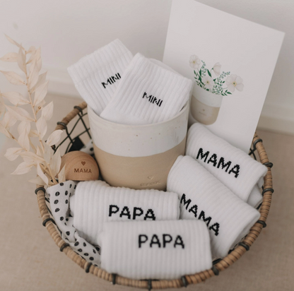 Chaussette Famille - Broderie