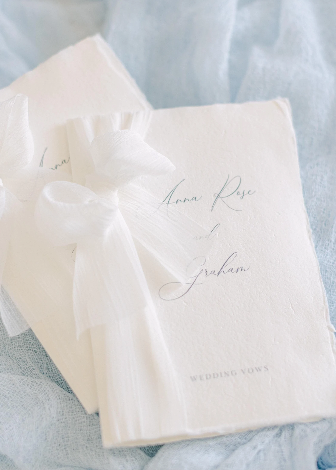 Livret de voeux - Papier coton