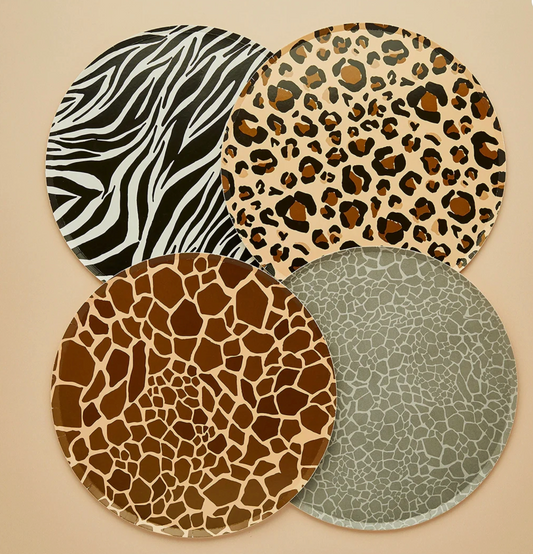 Assiette animalier (lot de 8)